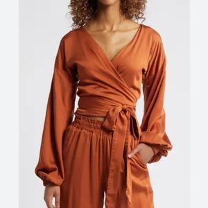 Diarrablu Sustainable Aida Top - Solid Rust